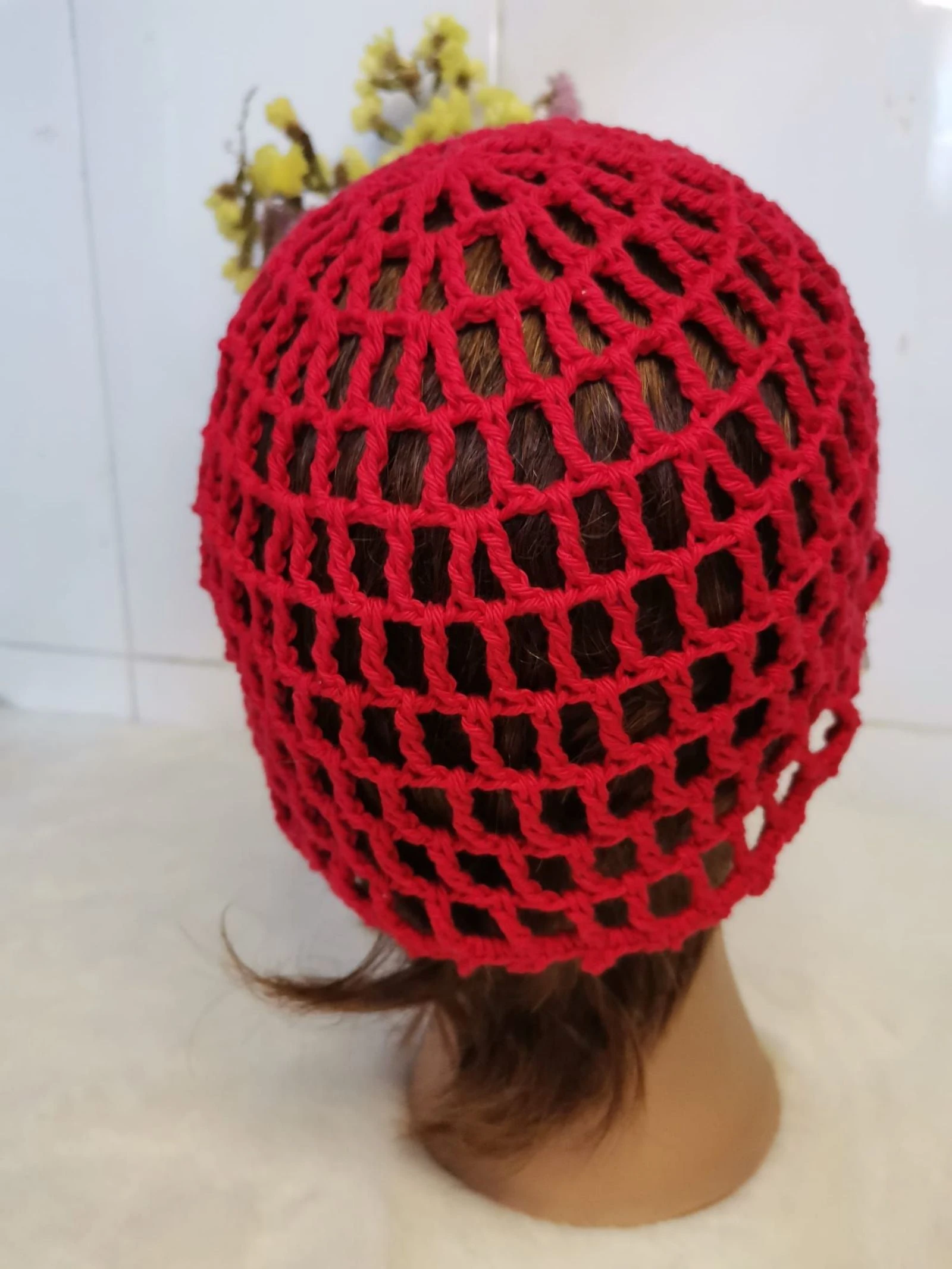 Casquette (Mesh Hat) crochet beanie – photo 3